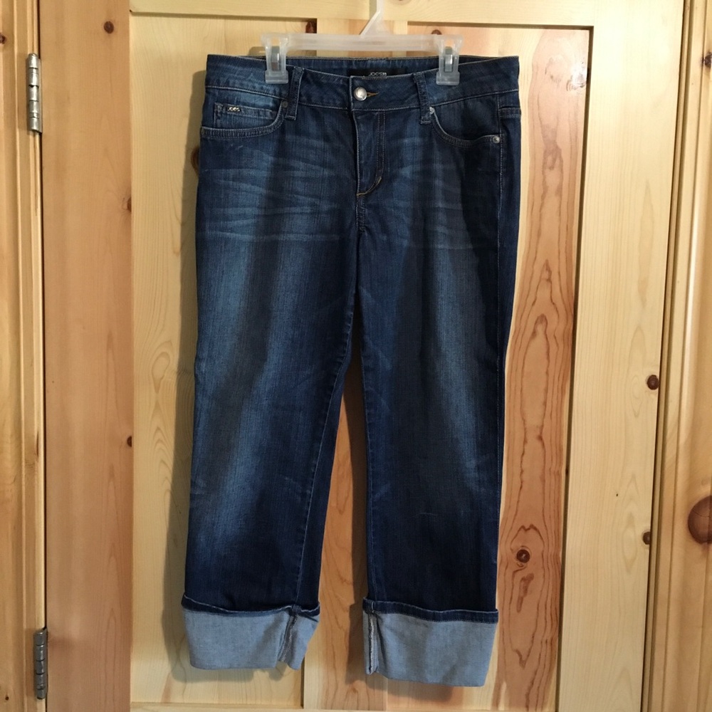 Joe's Jeans Honey Kicker Cropped Denim Capri Size 30